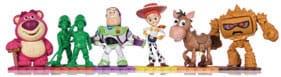 Présentoir Toy Story Mini Hero Box YuMe Toys avec 6 figurines de 8 cm, montrant différents personnages