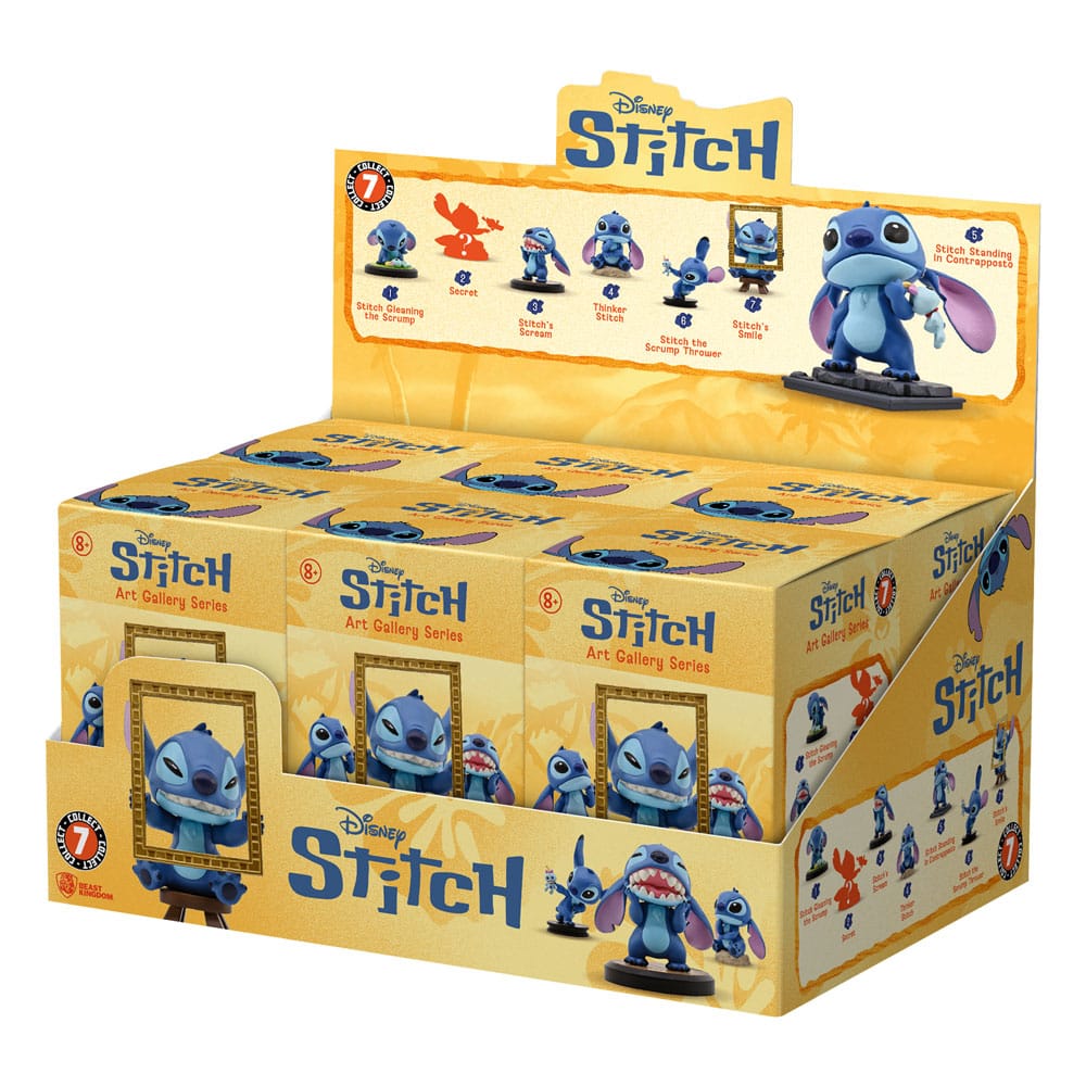 Présentoir complet de figurines Lilo & Stitch Mini Hero Box Art Gallery Series YuMe Toys
