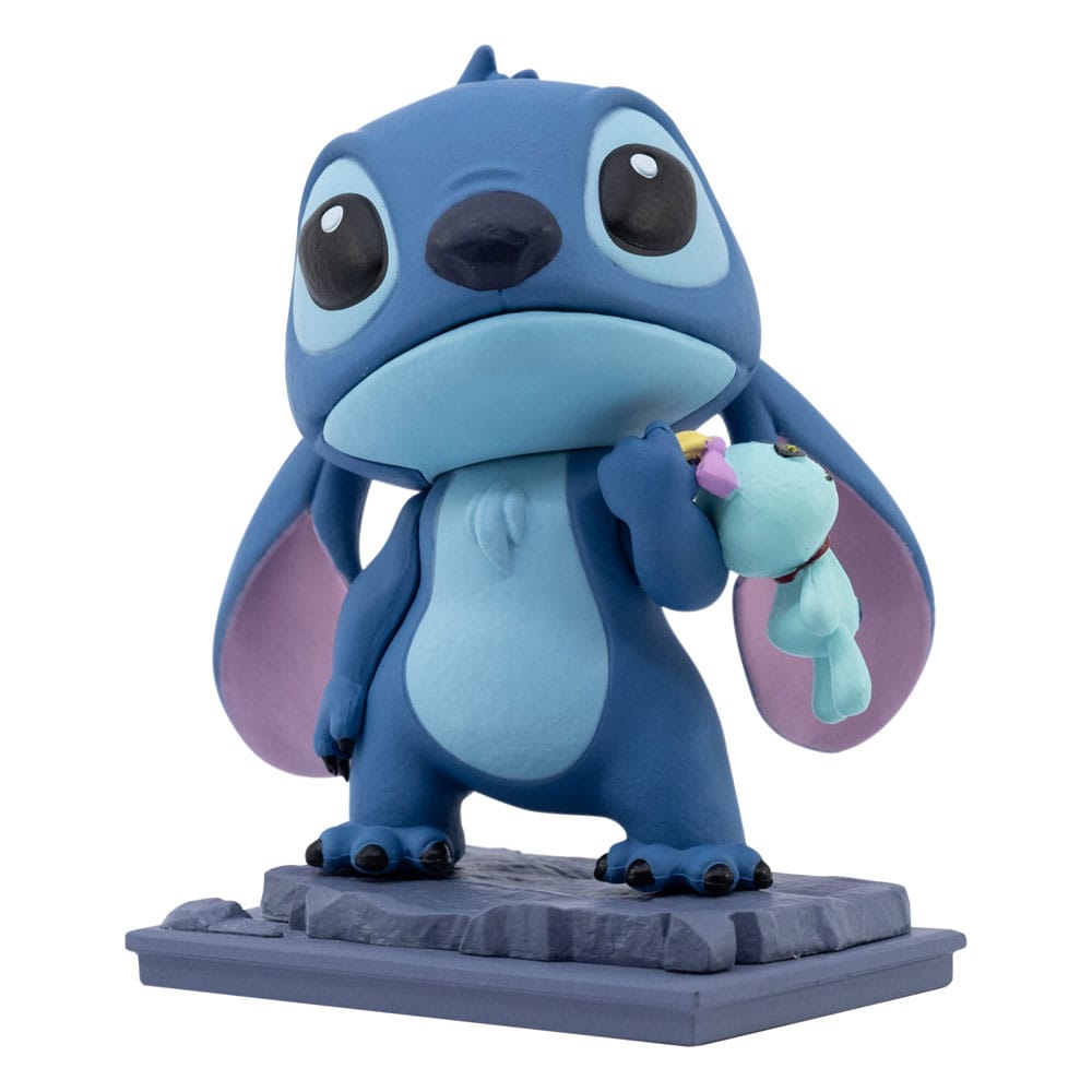 Figurine Stitch tenant une guitare, collection Mini Hero Box