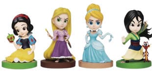 Présentoir de 6 figurines Disney Princess Mini Hero Box Enchanted Series 8 cm