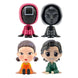 Présentoir complet de 12 boîtes mystères Squid Game Bobble Head YuMe Toys