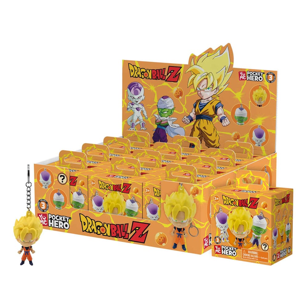 Porte-clés Dragon Ball Z de Vegeta de la série Pocket Hero, taille 6-7 cm