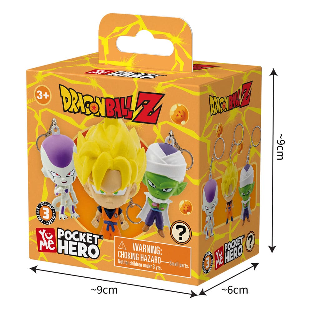 Gros plan sur le packaging d'une boîte mystère Dragon Ball Z YuMe Toys