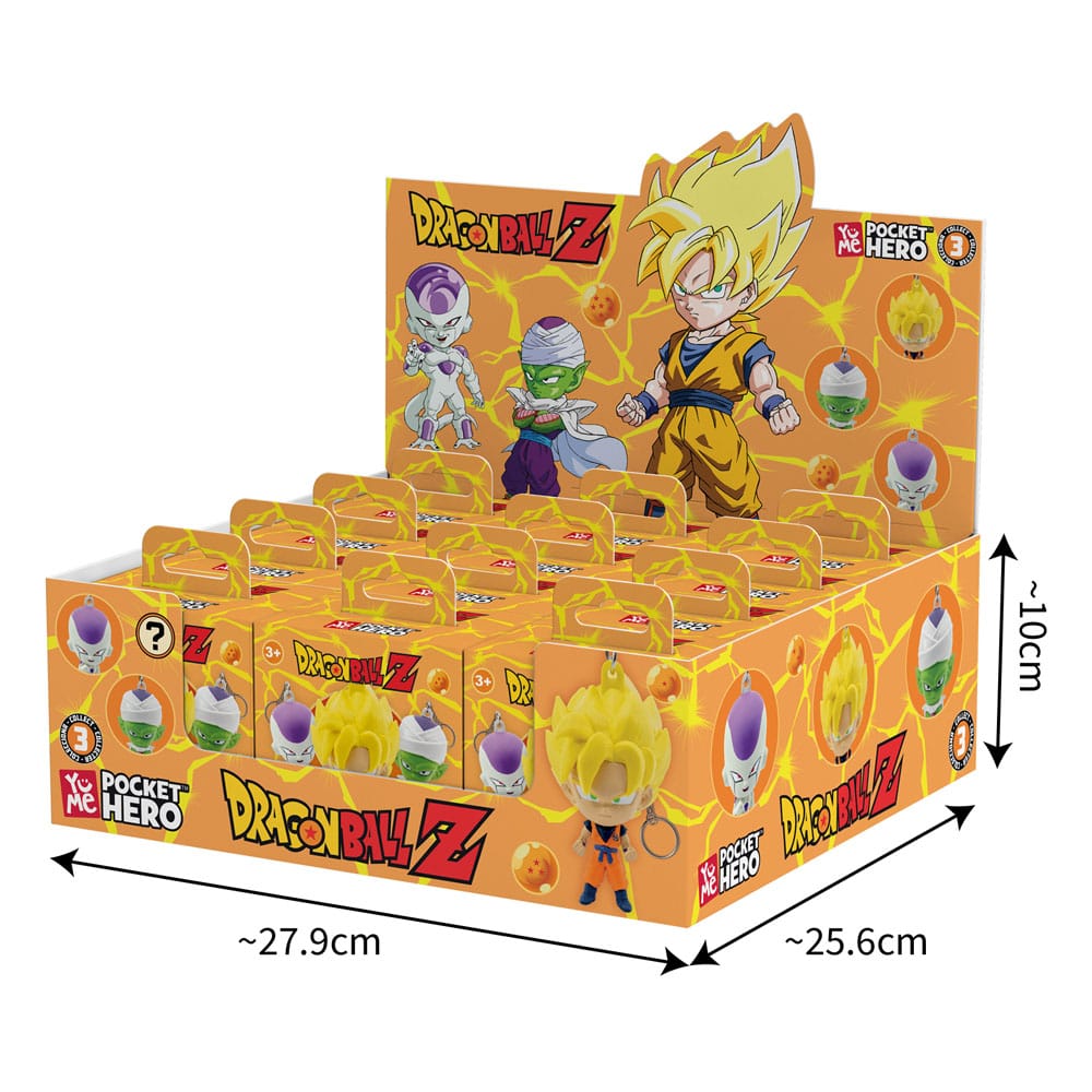 Porte-clés Dragon Ball Z de Krilin de la série Pocket Hero, personnage emblématique