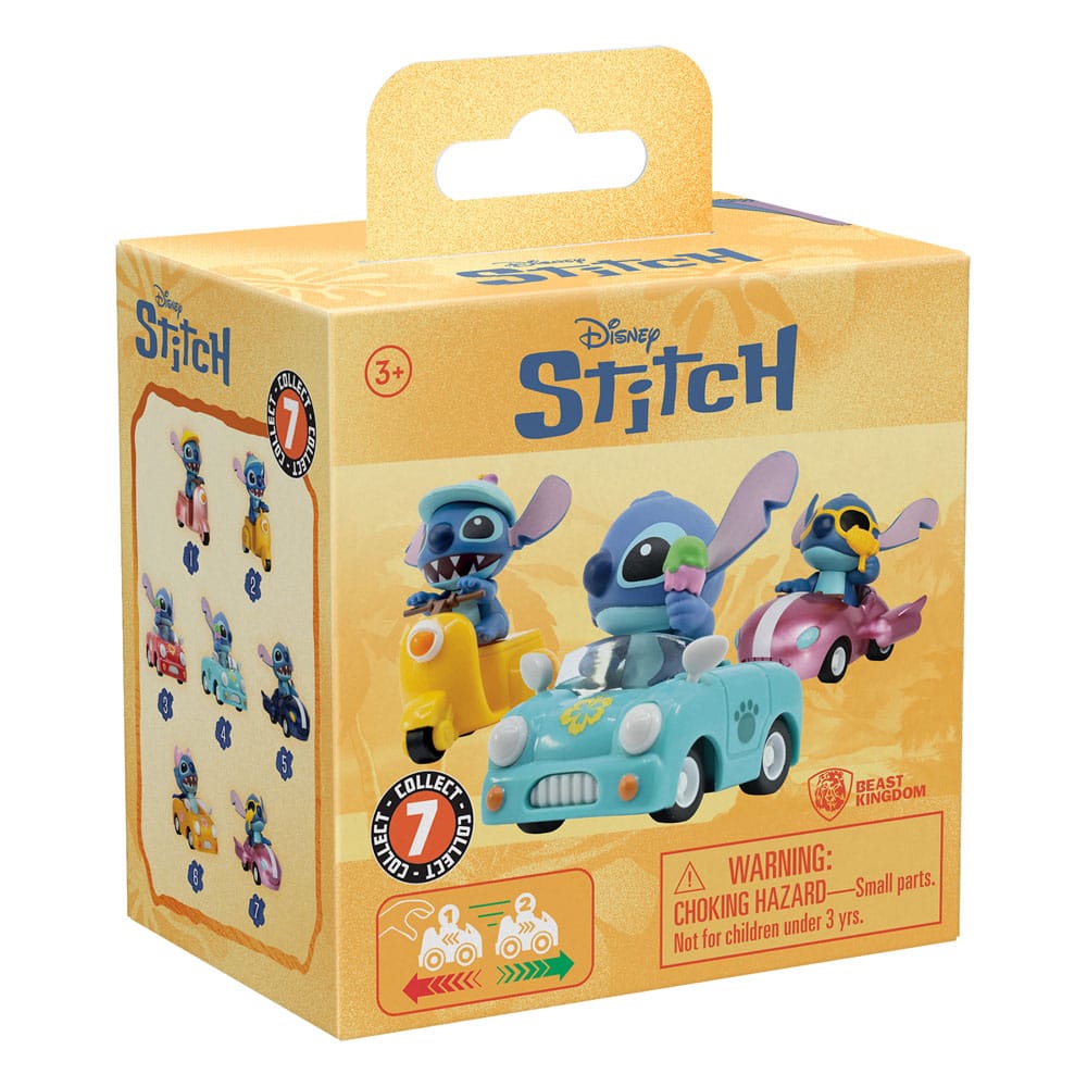 Véhicule à friction Lilo & Stitch Moto Rose avec figurine Stitch