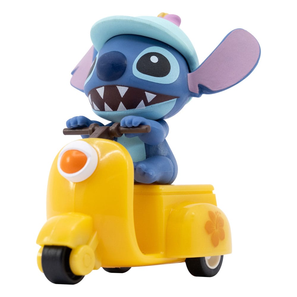 Collection complète des véhicules à friction Lilo & Stitch YuMe Toys