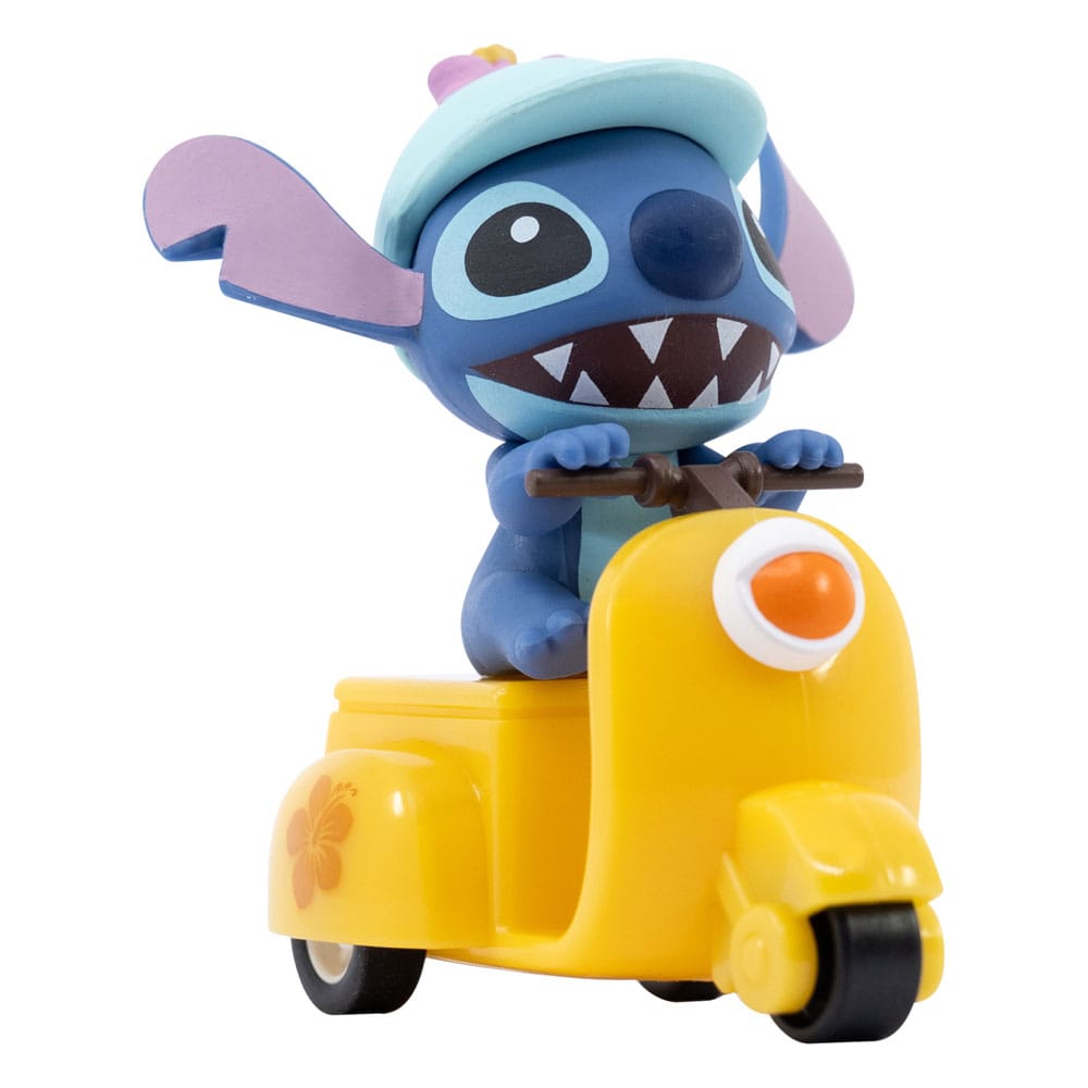 Détail d'une figurine Zoom Hero Stitch accompagnant un véhicule