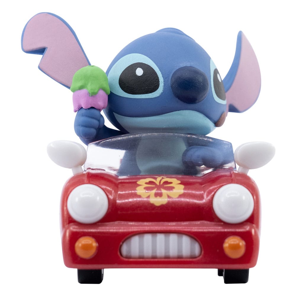 Collection de véhicules Lilo & Stitch YuMe Toys exposée